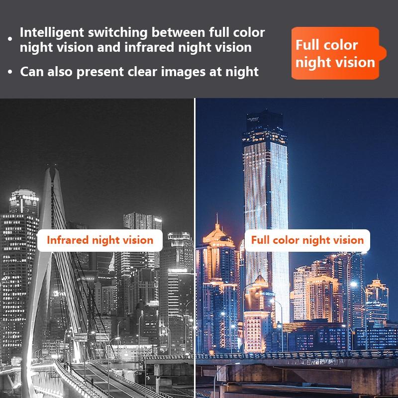 10X Binocular Zoom Dual Light Source Wifi Camera - Ip67 Waterproof For Outdoor Use