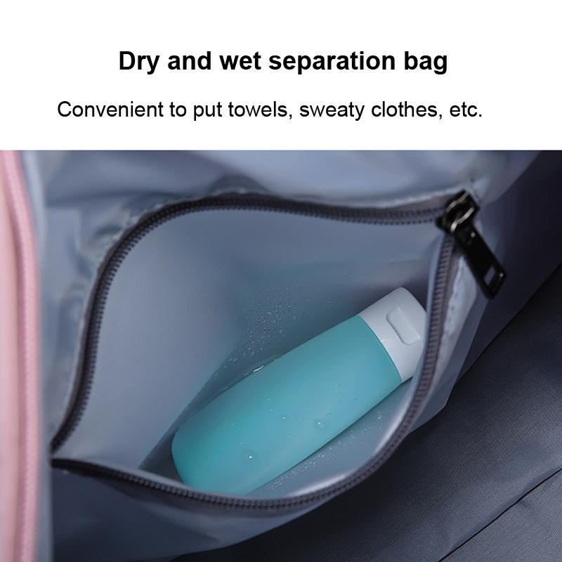 Women Dry / Wet Gym Bag with Separation - no Code - Light Blue