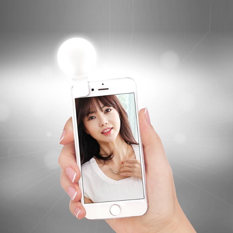 2-Pack Led Selfie Light For Mobile Phone Photography - Black