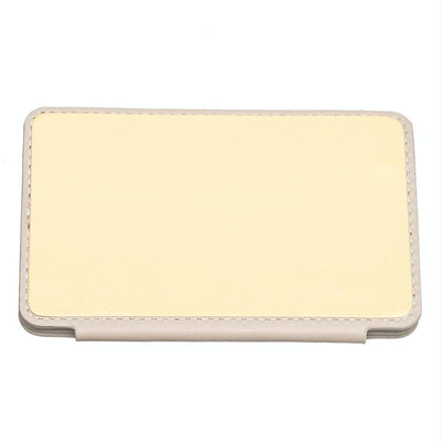 Grid Pattern Card Bag Sticker For Mobile Phones - Beige