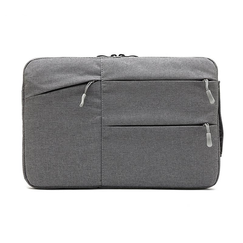 11.6 Inch Business Laptop Liner Bag - Polyester Zipper Closure - Dark Gray