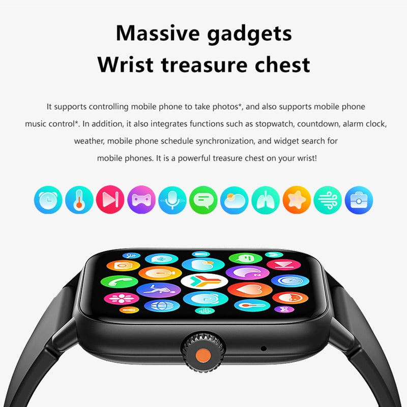 1.83 Inch Bt5.2 Smart Sport Watch Support Bluetooth Call / Sleep / Blood Sugar / Blood Oxygen / Heart Rate / Blood Pressure Health Monitor - Purple