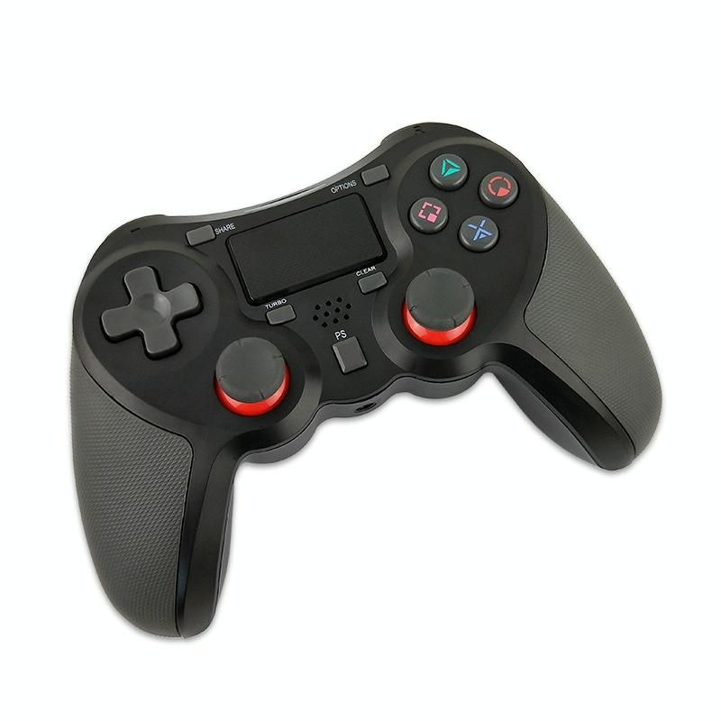 Wireless Bluetooth Game Controller For Ps4 - Rubberized - Orange