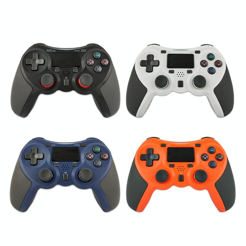 Wireless Bluetooth Game Controller For Ps4 - Rubberized - Orange