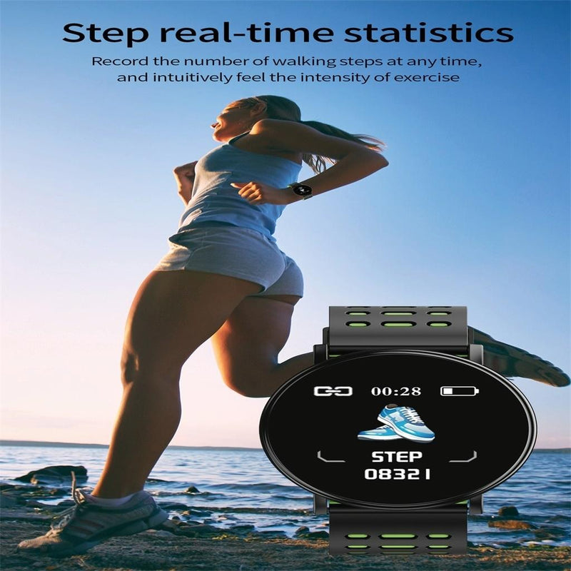 Smart Watch With Call Reminder And Health Monitoring - Red