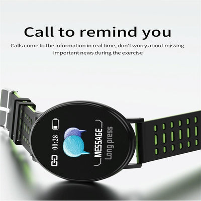 Smart Watch With Call Reminder And Health Monitoring - Red