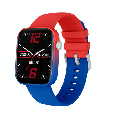 1.8 Inch Tft Screen Bluetooth Smart Watch Support Heart Rate Monitoring & 100+ Sports Modes - Blue