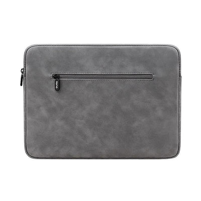 13.3 Inch Jacquard Laptop Liner Bag in Dark Gray Sheepskin