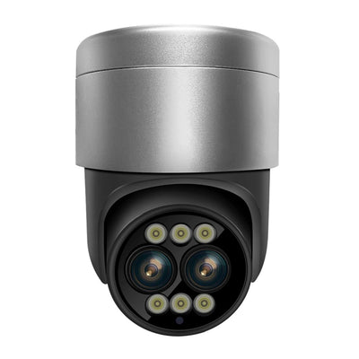 8X Dual Lens Wifi Camera With Dual Light Source And Two-Way Voice & Motion Detection