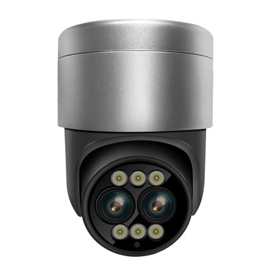 8X Dual Lens Wifi Camera With Dual Light Source And Two-Way Voice & Motion Detection