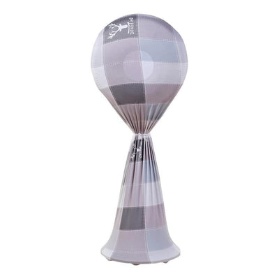 Fan Dust-proof Cover for Household Floor - Gray Grid
