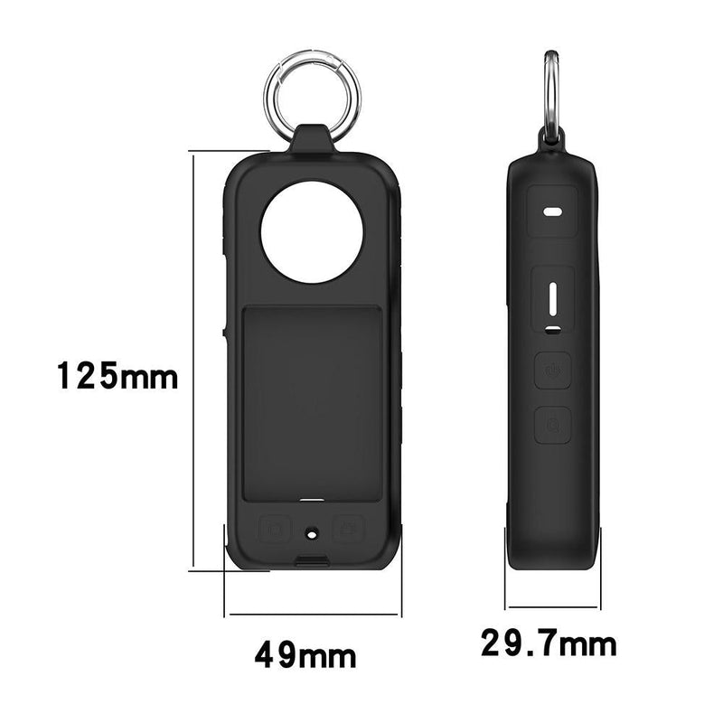 Silicone Protective Case - Portable and Compact - Black