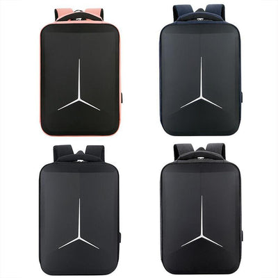 Waterproof Business Laptop Backpack With Usb Port - Multifunctional - Pink - 17 Inch