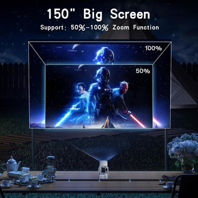 Portable Android 11 Wifi Projector - 720P Home Use - Rk3326