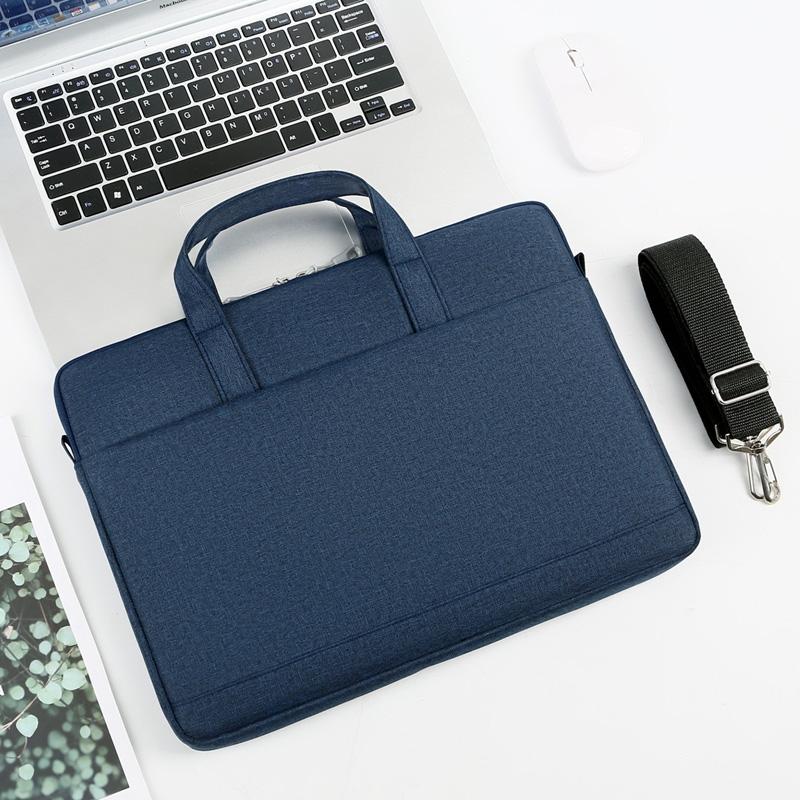 15 Inch Waterproof Oxford Laptop Handbag - P310 - Navy Blue