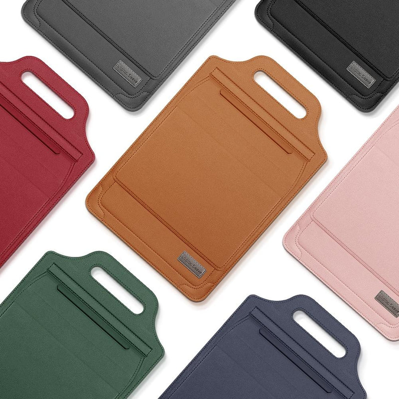 Versatile Laptop Bag with Mouse Pad Stand - Red