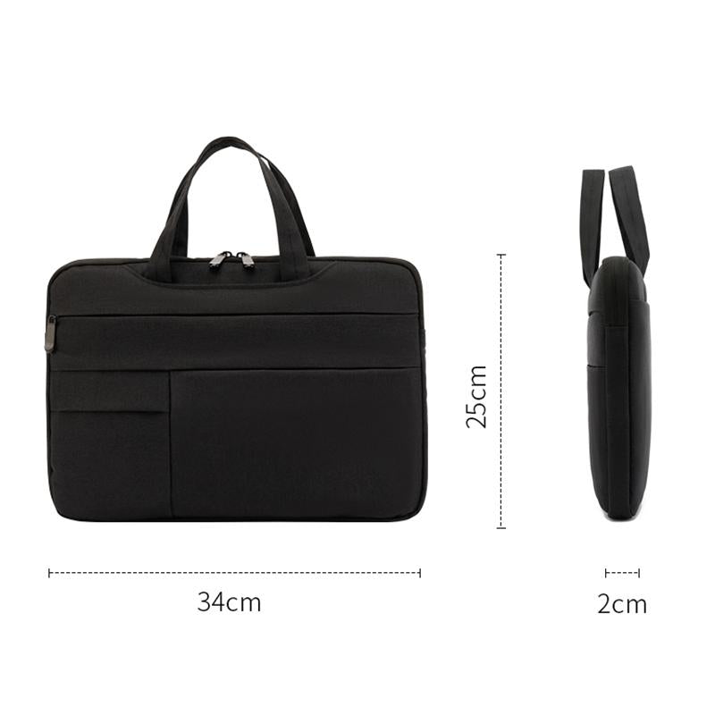 15.6 Inch Waterproof Laptop Handbag in Oxford Cloth - Navy Blue