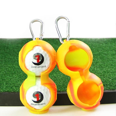 2-pack Golf Silicone Double-ball Protection Sleeves - Dark Blue