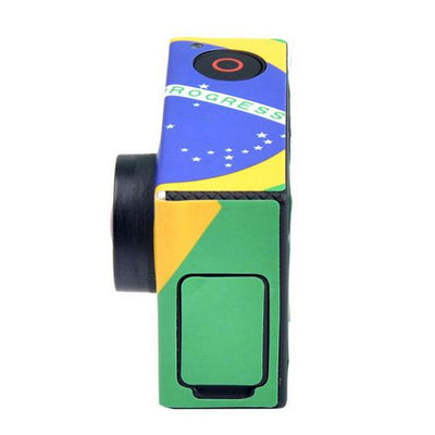 Custom Sticker For Gopro Hero3 / 3 Case - Brazil Flag