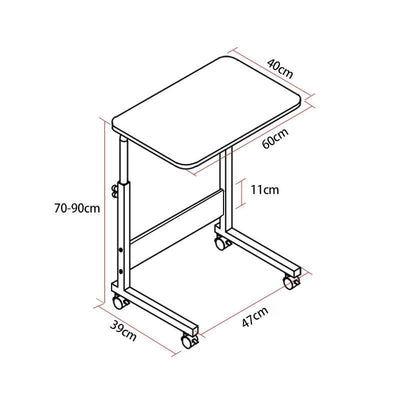 Portable Wood Laptop Desk - Removable & Bedside - Hc0227D