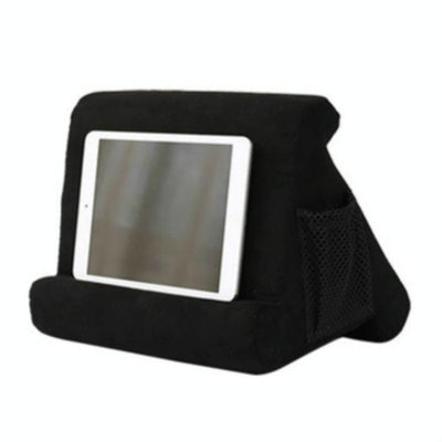 Versatile Laptop Rest Cushion with Cooling Pad - Rose Red