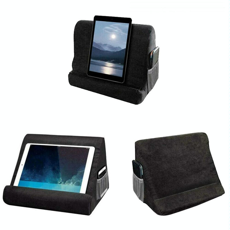 Versatile Laptop Rest Cushion with Cooling Pad - Rose Red