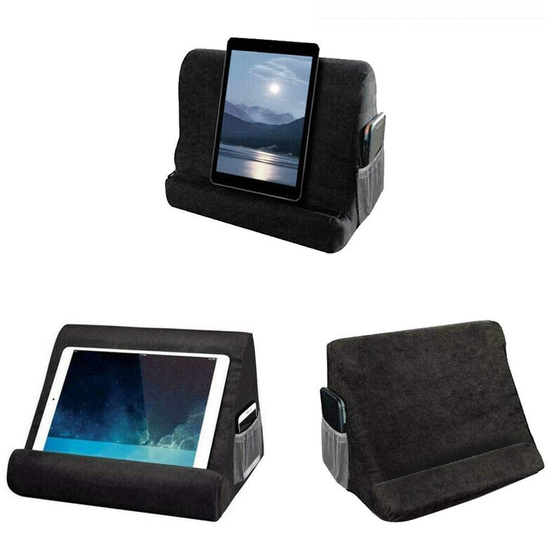 Versatile Laptop Rest Cushion with Cooling Pad - Rose Red