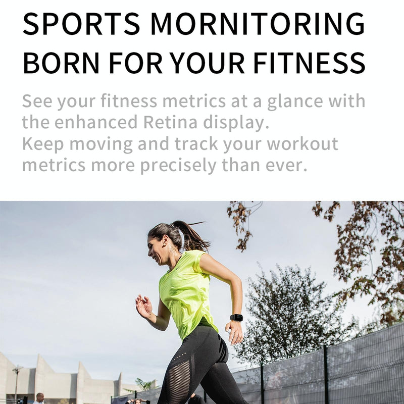 1.75 Inch Tft Screen Smart Watch Support Blood Pressure Monitoring / Sleep Monitoring - Blue