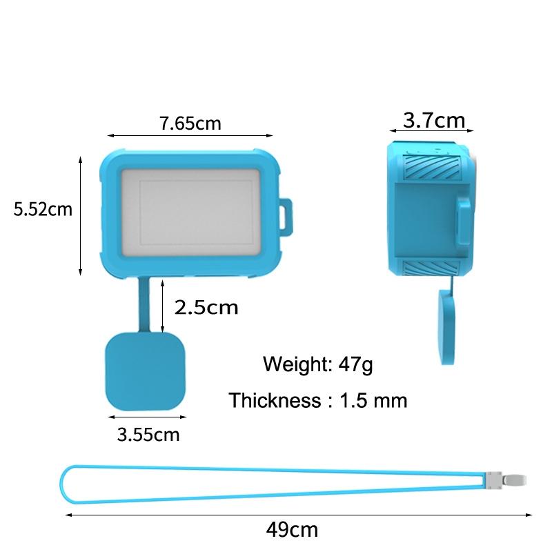 Silicone Case for Gopro Hero10 / 9 - Liquid Finish - Transparent