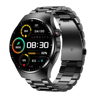 1.39 Inch Ip67 Waterproof Sports Health Monitoring Smart Bluetooth Calling Watch - Steel Black