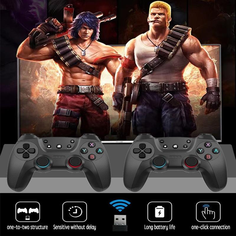 2.4g Wireless Controller for Pc Linux Android Tvbox - Supports Dual Connection - Lemon Yellow