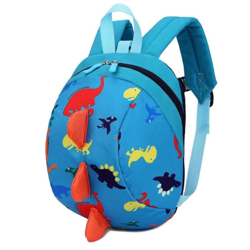 Durable Dinosaur Backpack for Kids - Lost Proof - Dark Blue