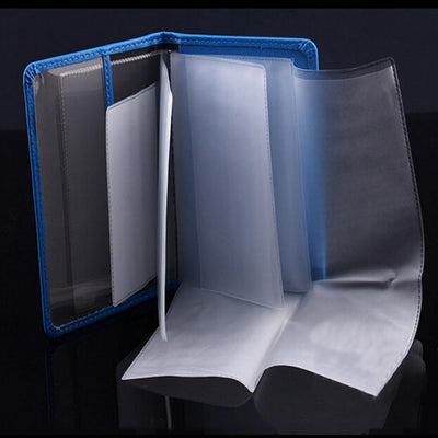 Stylish Pu Leather Driving License Holder Wallet - Red