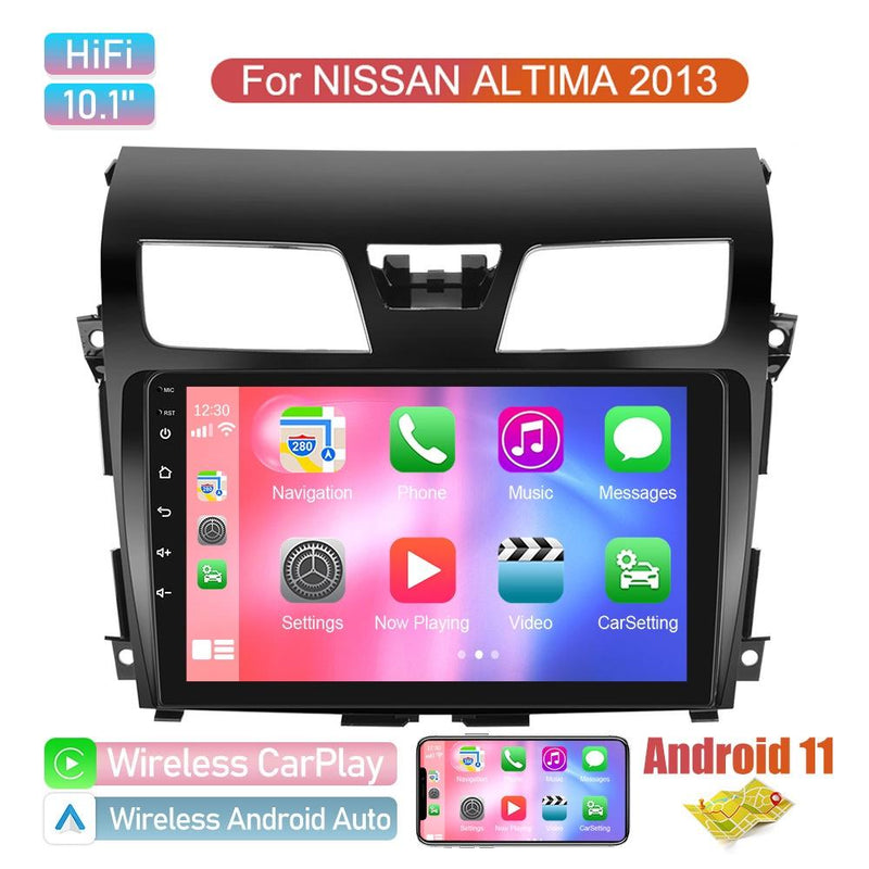 10.1 Inch Car Mp5 Player For Nissan Teana 13-16 - Wifi 2 + 64G Reversing Video Screen - Standard + Ahd Camera