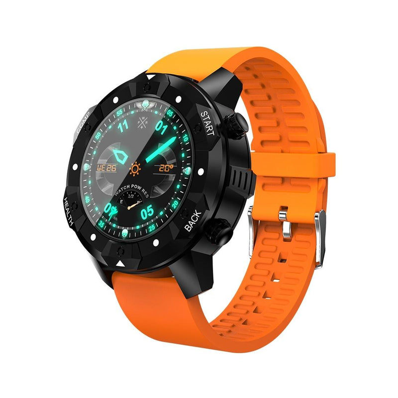 1.39 Inch Oled Screen Display Bluetooth Smart Watch Ip67 Waterproof Support Compass / Heart Rate Monitor / Sim Card / Gps Navigation Compatible With Android And Ios Phones Orange