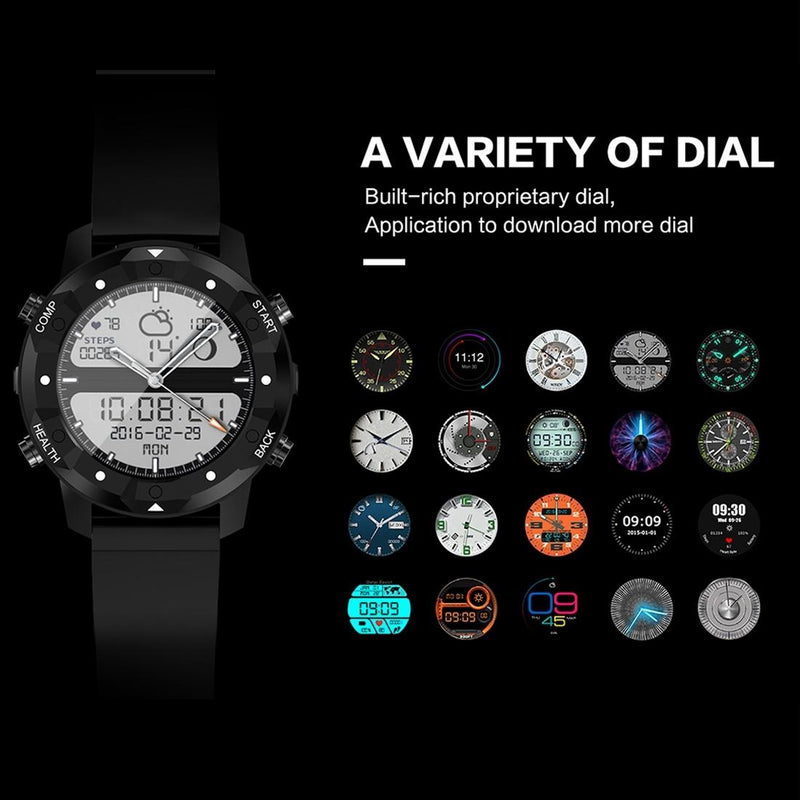 1.39 Inch Oled Screen Display Bluetooth Smart Watch Ip67 Waterproof Support Compass / Heart Rate Monitor / Sim Card / Gps Navigation Compatible With Android And Ios Phones Orange