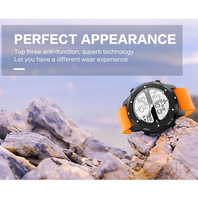 1.39 Inch Oled Screen Display Bluetooth Smart Watch Ip67 Waterproof Support Compass / Heart Rate Monitor / Sim Card / Gps Navigation Compatible With Android And Ios Phones Orange