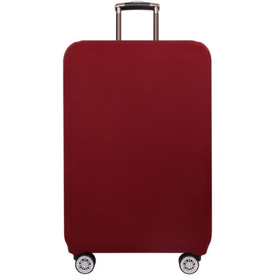 Stretch Luggage Protective Cover - Durable & Dust-Proof - Size L - Rose Red