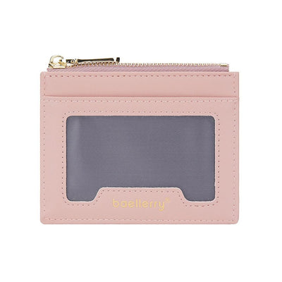 Light & Thin Card Bag Multifunctional Coin Purse - Pink