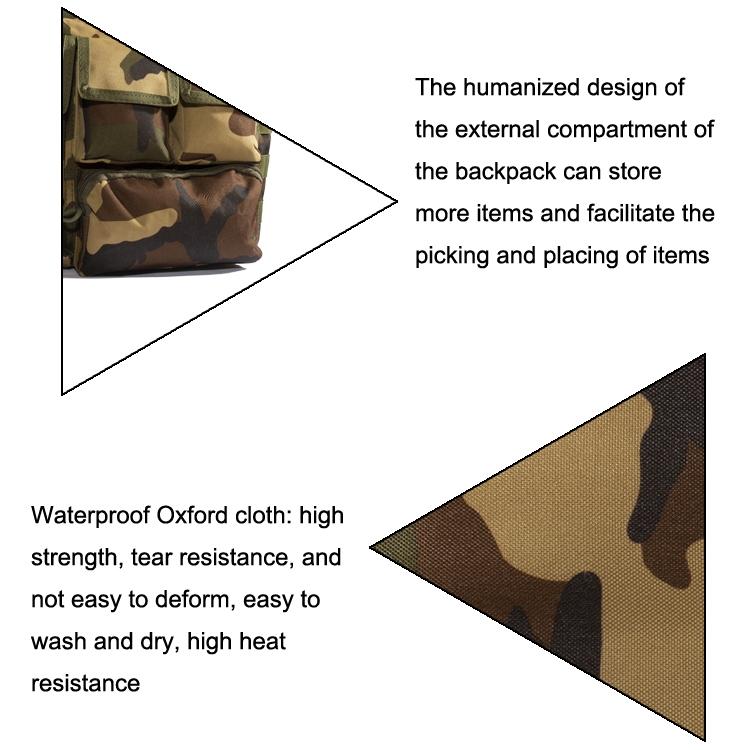 Waterproof Outdoor Messenger Bag For Sports & Cycling - Jungle Camouflage