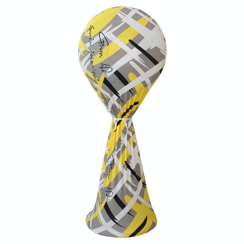 Fan Dust-proof Cover for Household Floor - Blue Triangle