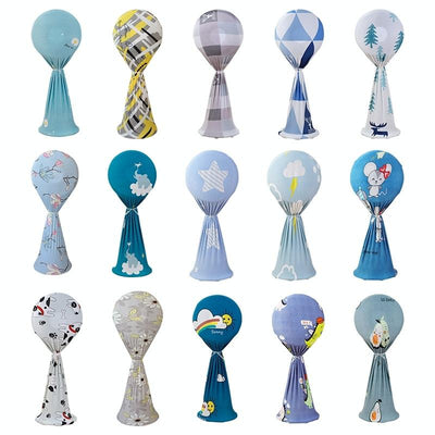 Fan Dust-proof Cover for Household Floor - Blue Triangle