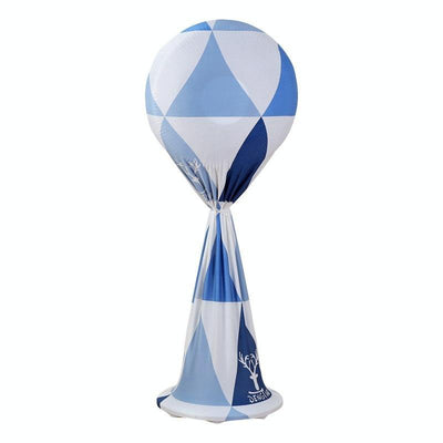 Fan Dust-proof Cover for Household Floor - Blue Triangle