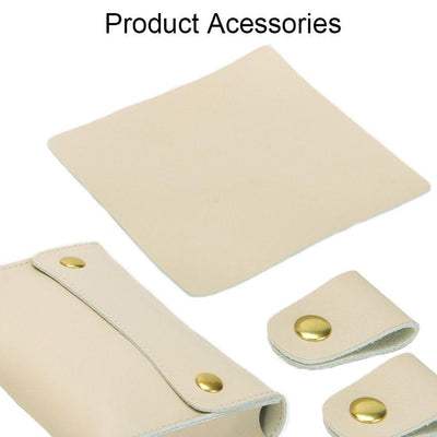 3-in-1 Waterproof Leather Laptop Liner Bag - 14 Inches - Avocado Green