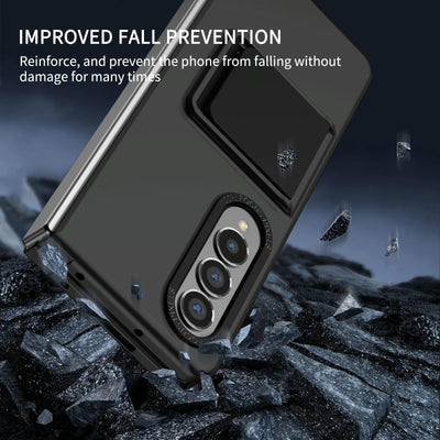 Foldable 3d Design Phone Case for Samsung Galaxy z Fold 4 / 5g - Purple