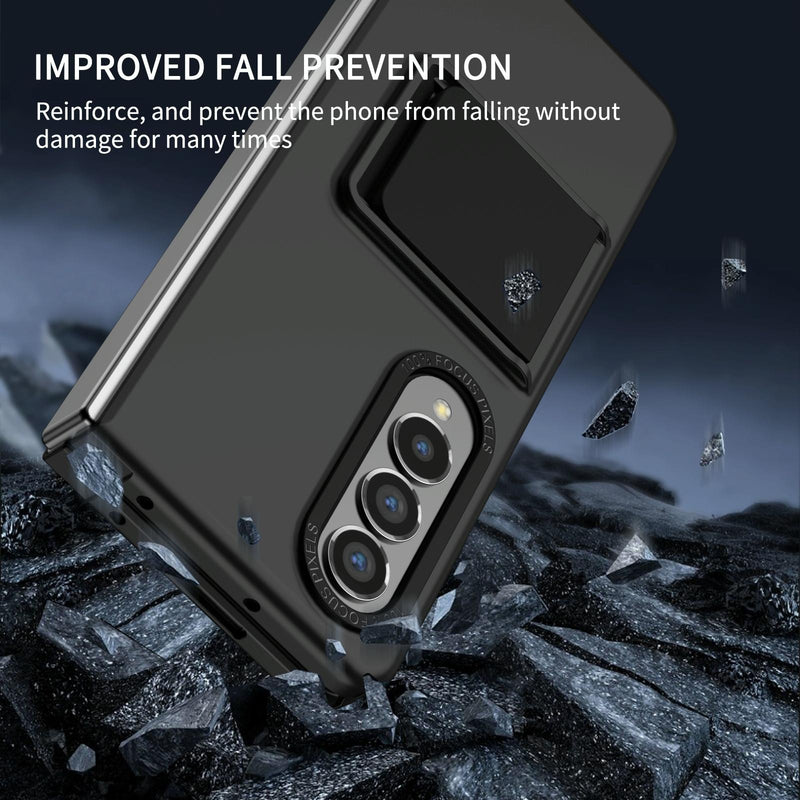 Foldable 3d Design Phone Case for Samsung Galaxy z Fold 4 / 5g - Purple