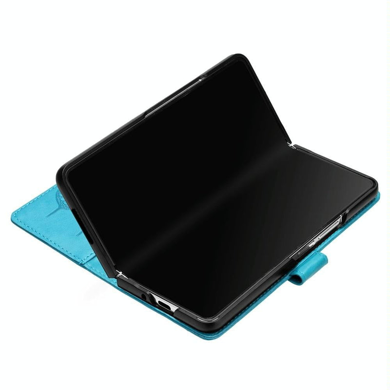 Butterfly Embossed Leather Phone Case - Green