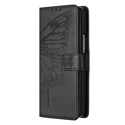 Butterfly Embossed Leather Phone Case - Green