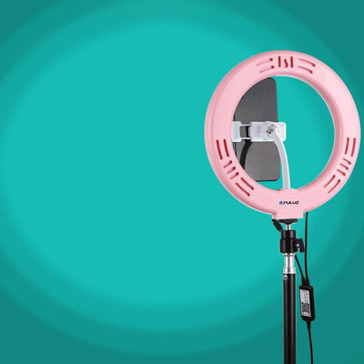 7.9 Dual Colour Led Ring Light With Usb Dimmable For Vlogging And Photography - Pink