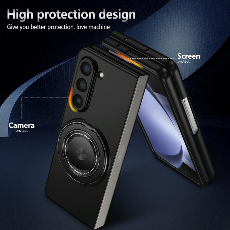 Shockproof 360 Degree Rotating Case for Samsung Galaxy z Fold 4 / 5g - Purple